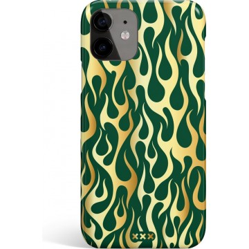 Eclatant Amsterdam iPhone 11 Fashion Case Flames - gratis screen protector