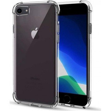 Apple iPhone SE (2020) Hoesje Schokbestendig en Dun TPU Transparant