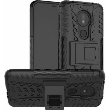 Motorola Moto G7 Power hoes - Schokbestendige Back Cover - Zwart