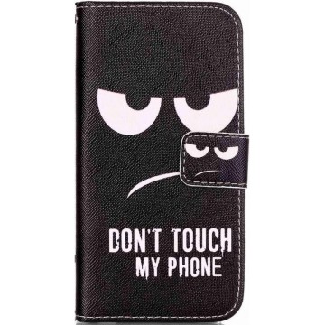 Motorola Moto G8 Plus  Bookcase hoesje - Don't Touch My Phone