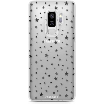 FOONCASE Samsung Galaxy S9 Plus hoesje TPU Soft Case - Back Cover - Stars / Sterretjes