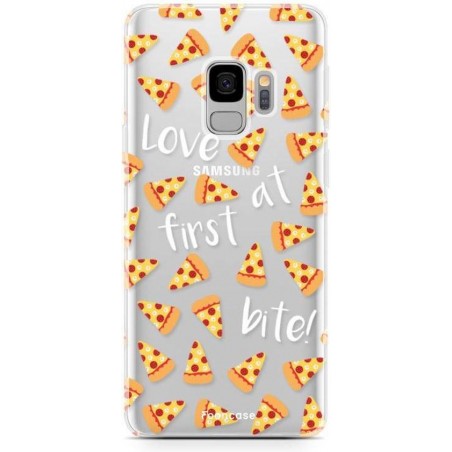 FOONCASE Samsung Galaxy S9 hoesje TPU Soft Case - Back Cover - Pizza / Food