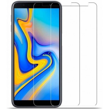 2X/2Pack Samsung Galaxy J4+ (Plus) 2018 Beschermglas Screenprotector / Tempered Glass Screen