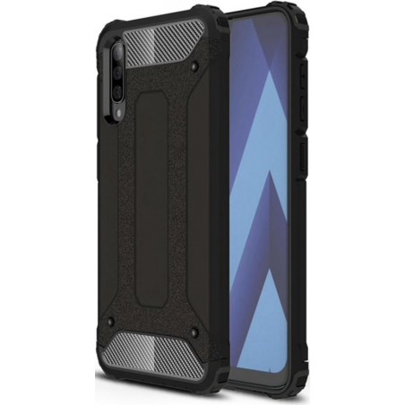 Samsung Galaxy A50 Backcover - Zwart - Hard PC Shockproof - Armor Hybrid