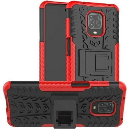 Xiaomi Redmi Note 9 Hoesje - Schokbestendige Back Cover - Rood