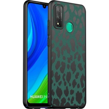iMoshion Design voor de Huawei P Smart (2020) hoesje - Luipaard - Groen / Zwart