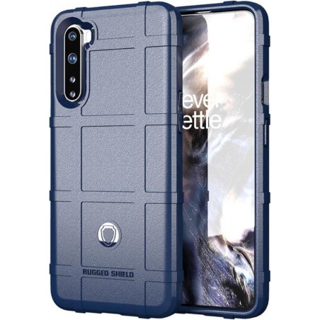 OnePlus Nord Hoesje Shock Proof Rugged Shield Blauw