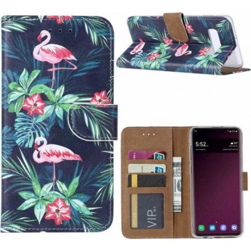 iPhone 12 Mini Hoesje bookcase / wallet case portemonnee Bordeaux En 2x Screenprotector