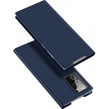 DUX DUCIS TPU Wallet hoesje voor Samsung Galaxy Note 20 Ultra - blauw