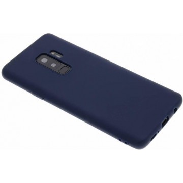 Color Backcover Samsung Galaxy S9 Plus hoesje - Donkerblauw
