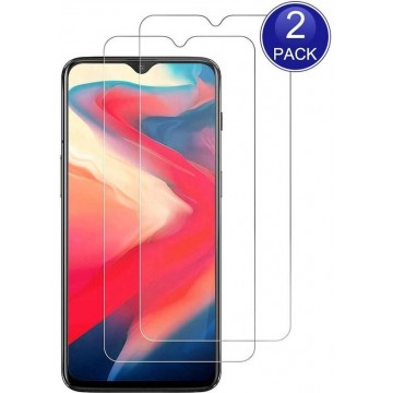 OnePlus 6 Screenprotector Glas - Tempered Glass Screen Protector - 2x