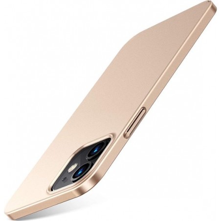 Ultra thin case iPhone 12 - 6.1 inch - goud