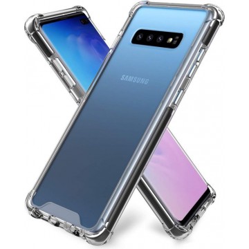 Epicmobile - Samsung Galaxy S10 Plus Anti-shock hoesje – silicone - Transparant