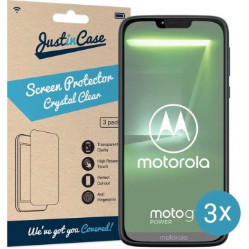 Just in Case Screen Protector Motorola Moto G7 Power - Crystal Clear - 3 stuks