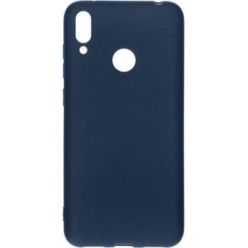 iMoshion Color Backcover Huawei Y7 (2019) hoesje - Donkerblauw