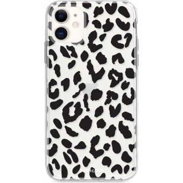 FOONCASE iPhone 11 hoesje TPU Soft Case - Back Cover - Luipaard / Leopard print