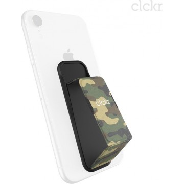 Clckr Camouflage Groen Universal Phone Grip