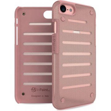 i-Paint Metal cover - roze - voor iPhone 7/8