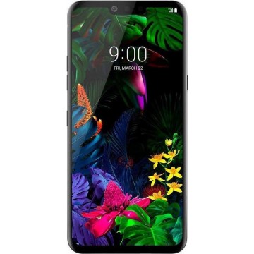 DrPhone LG G8s Thinq Glas 4D Volledige Glazen Dekking [Case Friendly] - Zwart