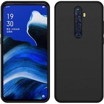 OPPO Reno 2Z Hoesje - Zwart Siliconen Back Cover - Matte Coating - Perfect fit - Epicmobile