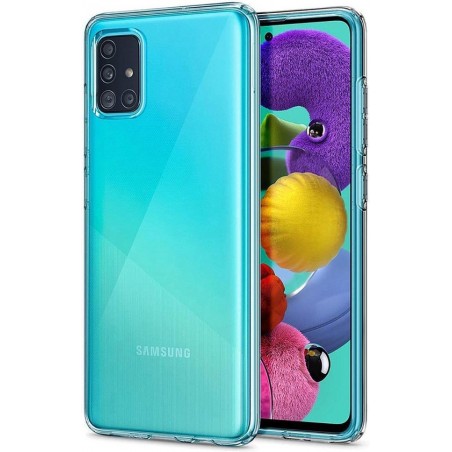 Samsung Galaxy A51 Hoesje Transparant Siliconen Case Hoes