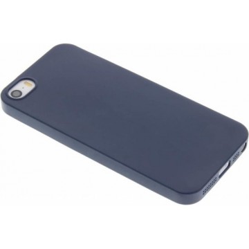 Color Backcover iPhone SE / 5 / 5s hoesje - Donkerblauw