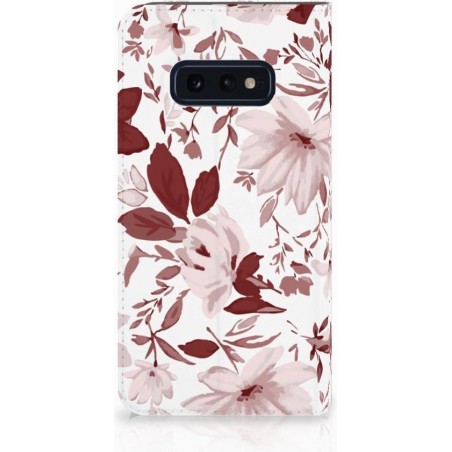 Samsung Galaxy S10e Uniek Standcase Hoesje Watercolor Flowers