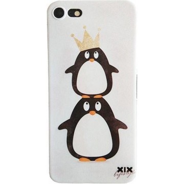 iPhone 7/8/SE 2020 hoesje pinguïns - iPhone case - telefoonhoesje voor de iPhone
