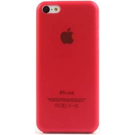 Rood siliconenhoesje iPhone 5/5S/SE