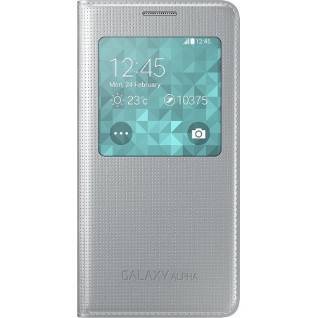 Samsung Alpha View Cover Silver