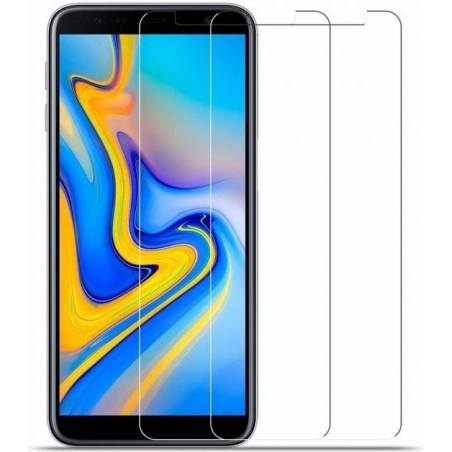 2X/2Pack Samsung Galaxy J6+ (Plus) 2018 Beschermglas Screenprotector / Tempered Glass Screen