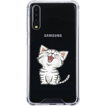 Samsung Galaxy A50 / A50S / A30S Siliconen hoesje (katje)