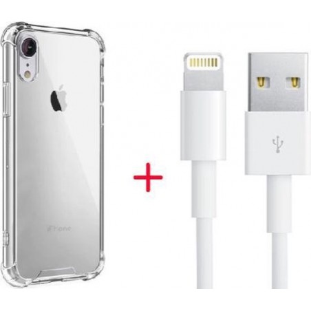 Apple iPhone XR ShockProof case + Lightning naar USB kabel 1 meter