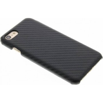 Carbon Hardcase Backcover iPhone SE (2020) / 8 / 7 hoesje - Zwart