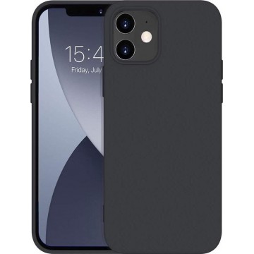 ShieldCase Silicone case iPhone 12 - 6.1 inch - zwart