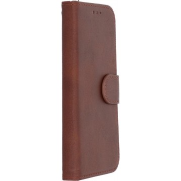 Samsung A40 A405F book case hoesje Brown