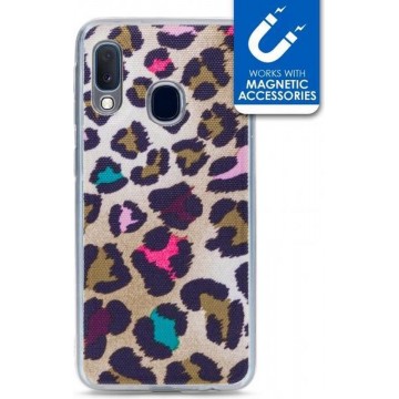 My Style Magneta Case for Samsung Galaxy A20e Colorful Leopard