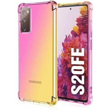 Samsung Galaxy S20FE Hoesje Anti Shock Siliconen Hoes -  Back Cover Transparant – EPICMOBILE