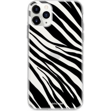 FOONCASE iPhone 11 Pro Max hoesje TPU Soft Case - Back Cover - Zebra print