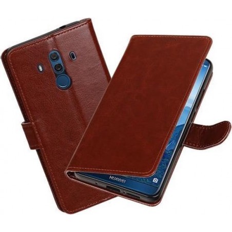 BestCases - Bruin Portemonnee booktype hoesje Huawei Mate 10 Pro