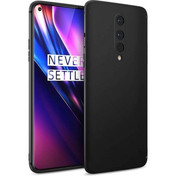 OnePlus 8 Hoesje - Zwart Siliconen Back Cover - Matte Coating - Perfect fit - Epicmobile
