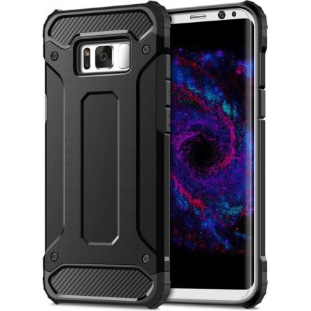 Samsung Galaxy S8 Armor Hoesje - Slim Armor Case - Hybrid Case Zwart