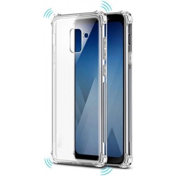 Samsung Galaxy A6+ (Plus 2018) transparant Shockproof tpu hoesje (verstevigde randen)