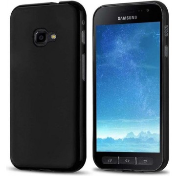 Samsung Galaxy Xcover 4/4s hoesje - Soft TPU case - zwart