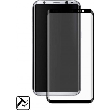 Tempered Glass Screen Protector voor Samsung Galaxy S8 Zwart