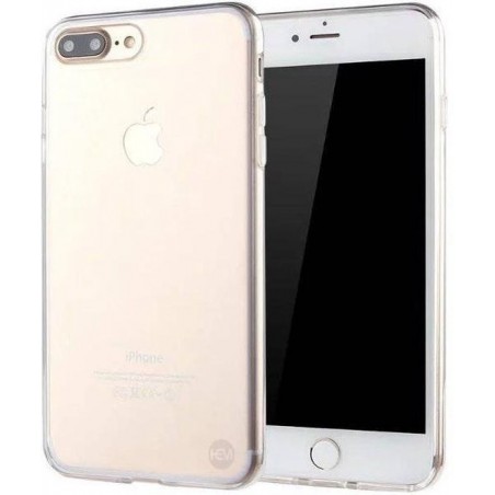 iPhone 8 transparant hoesje - Siliconen doorzichtig hoesje iPhone 8