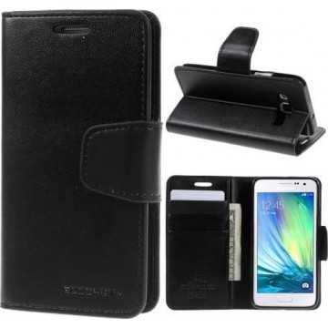 Goospery Sonata Leather case hoesje Samsung Galaxy Core Prime zwart