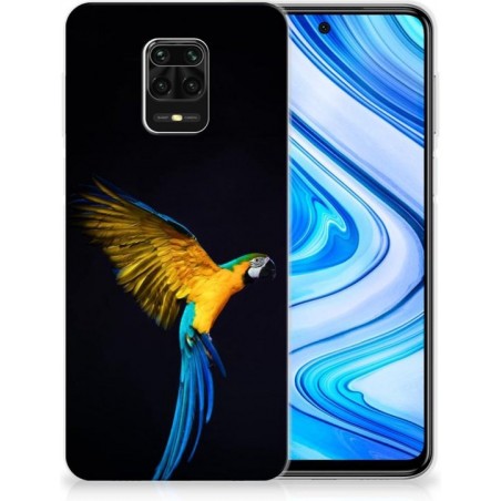 GSM Hoesje Xiaomi Redmi Note 9S | Note 9 Pro Bumper Hoesje Papegaai