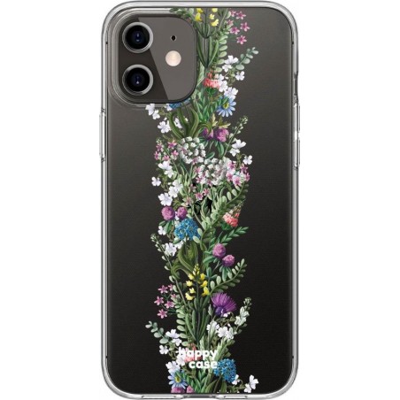 HappyCase Apple iPhone 12 en 12 Pro Hoesje Flexibel TPU Floral Print