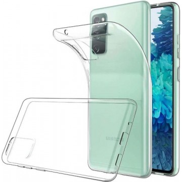 FONU Siliconen Backcover Hoesje Samsung Galaxy S20 FE - Transparant